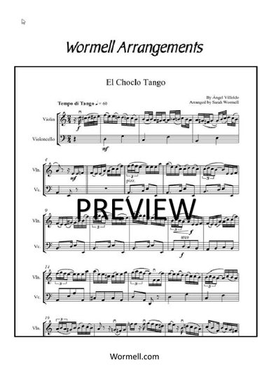 El Choclo, Tango (arr. Sarah Wormell)
