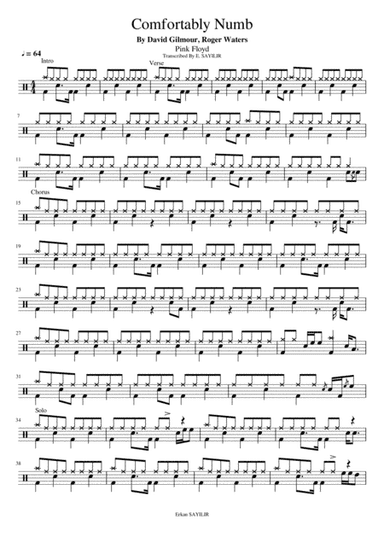 Comfortably Numb (arr. David Gilmour, Roger Waters)