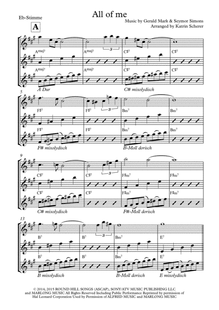 All Of Me (arr. Katrin Scherer)