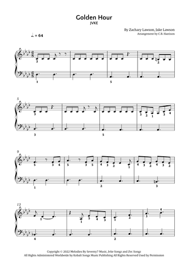 Golden Hour (arr. C. B. Harrison)