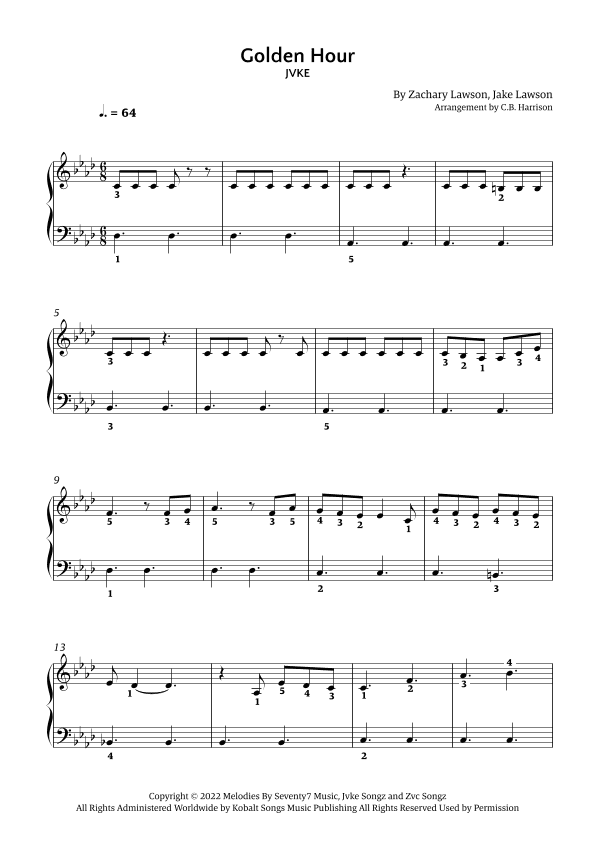 Golden Hour (arr. C. B. Harrison)