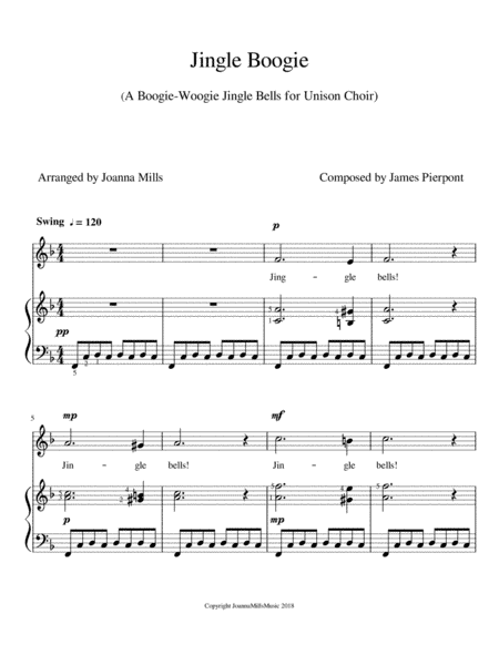 Jingle Boogie (A Boogie-Woogie Jingle Bells) (arr. Joanna Mills)