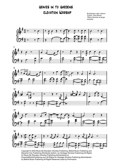 Graves Into Gardens (arr. ezequiel zeferino edição)