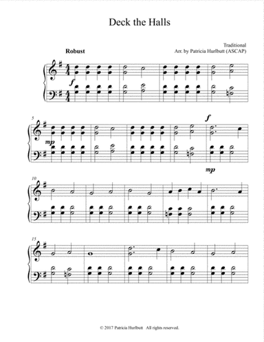 Deck the Halls (arr. Patricia Hurlbutt)