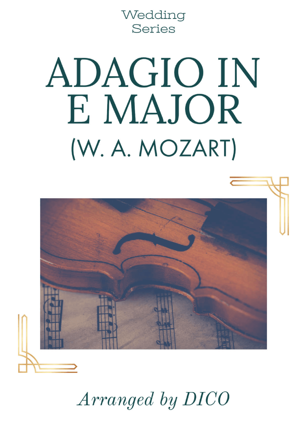Adagio in E Major, K.261 (arr. Dico)