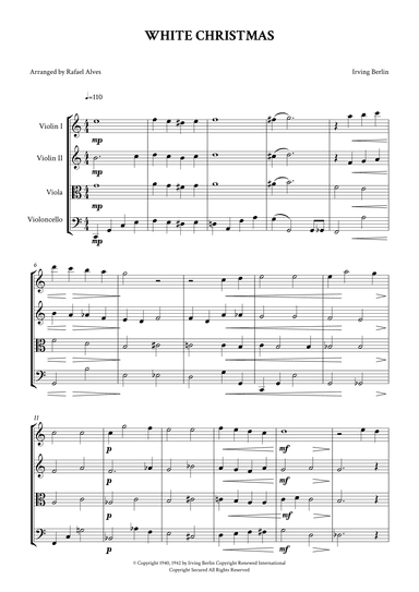 White Christmas (arr. Rafael Alves)