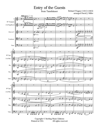 Entry of the Guests from Tannhäuser (arr. David J. Miller)