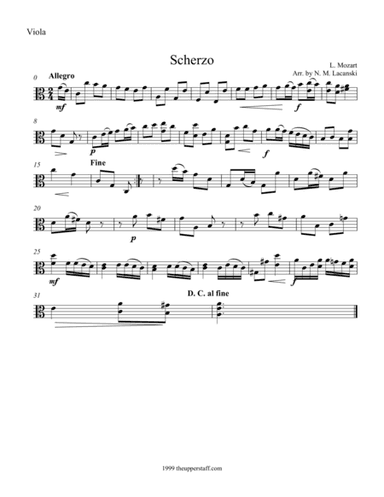 Scherzo (arr. Nick Lacanski)
