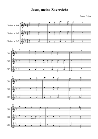 Jesus, meine Zuversicht (arr. Wesley S. SIlva)