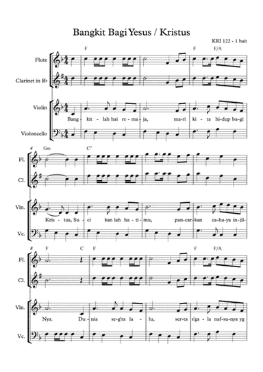 Bangkit Bagi Yesus / Kristus (Rise Up For Jesus / Christ) (arr. Angie Wiranata)