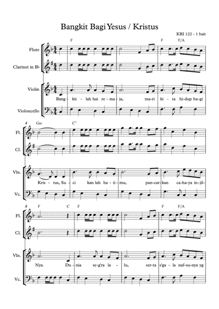 Bangkit Bagi Yesus / Kristus (Rise Up For Jesus / Christ) (arr. Angie Wiranata)
