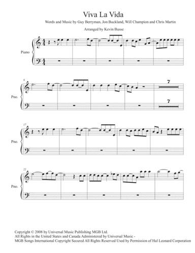 Viva La Vida (arr. Kevin Busse)