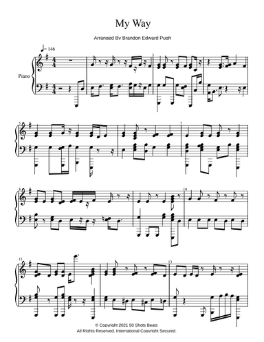 My Way (arr. Brandon Edward Pugh)