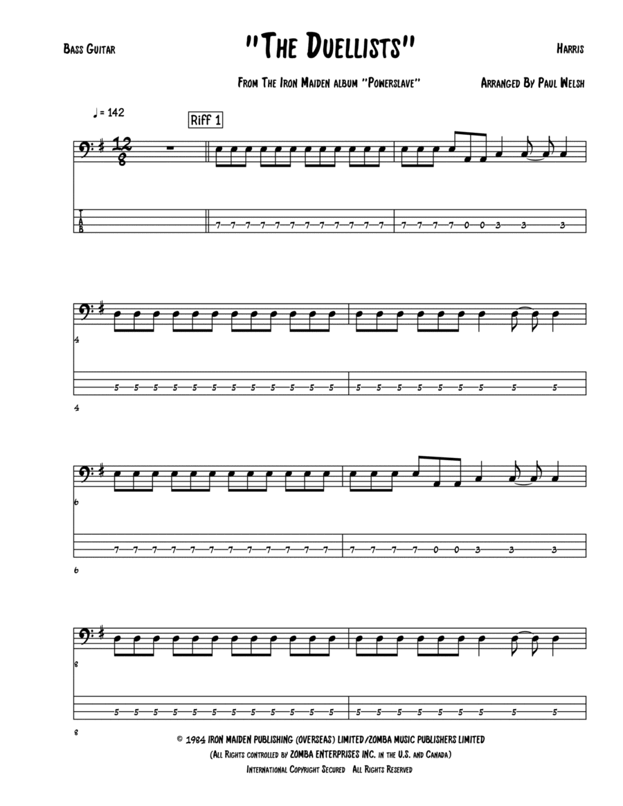 The Duellists (arr. Accubass)