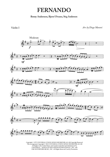 Fernando (arr. Diego Marani)