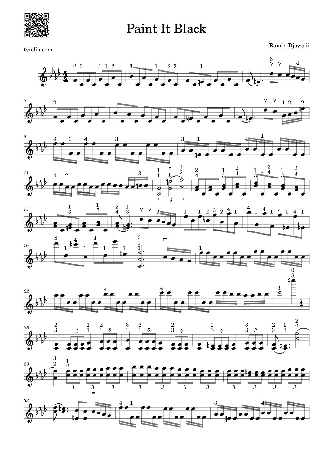 Paint It, Black (arr. Tanya Sonkina)