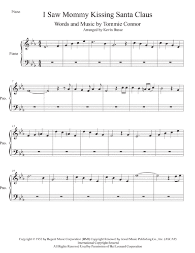I Saw Mommy Kissing Santa Claus (arr. Kevin Busse)