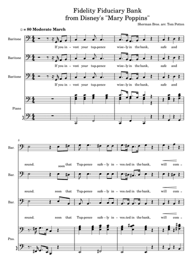 Fidelity Fiduciary Bank (arr. Tom Potten)