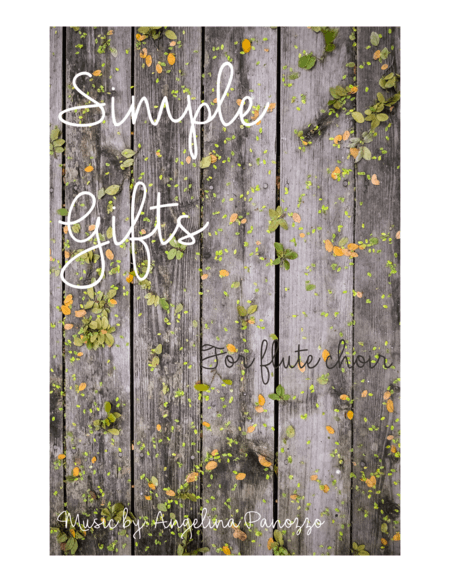 Simple Gifts for flute choir (arr. Angelina Panozzo)