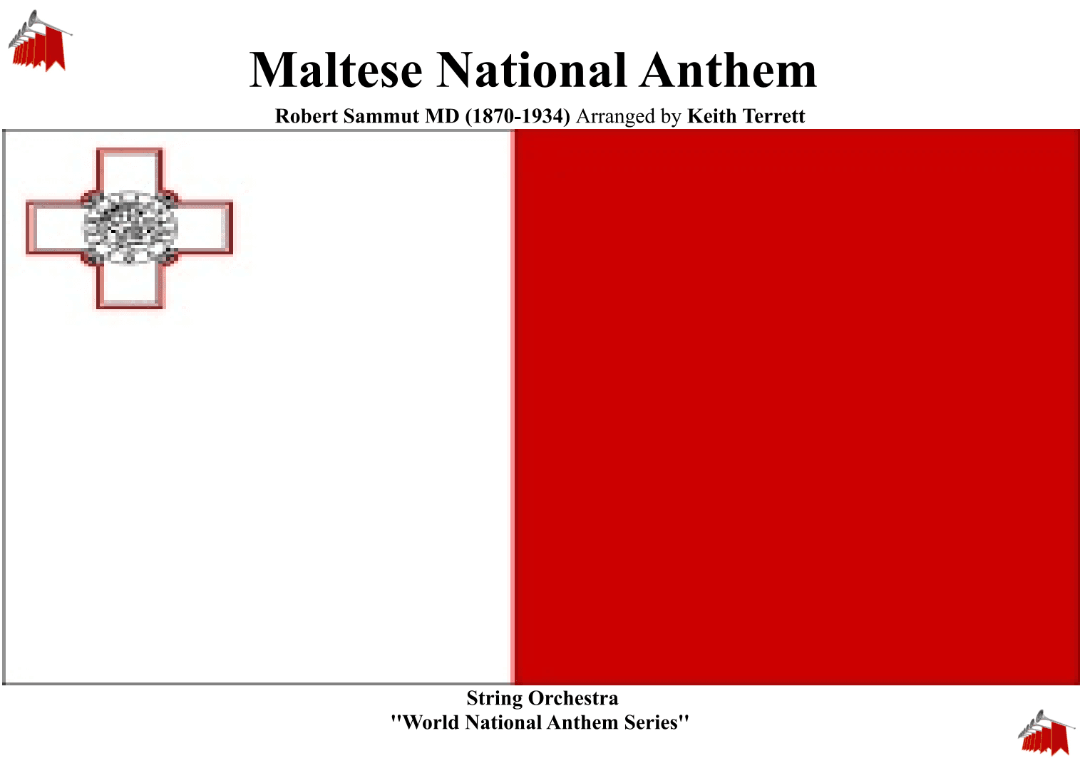 Maltese National Anthem for String Orchestra (World National Anthem Series) (arr. Keith Terrett)