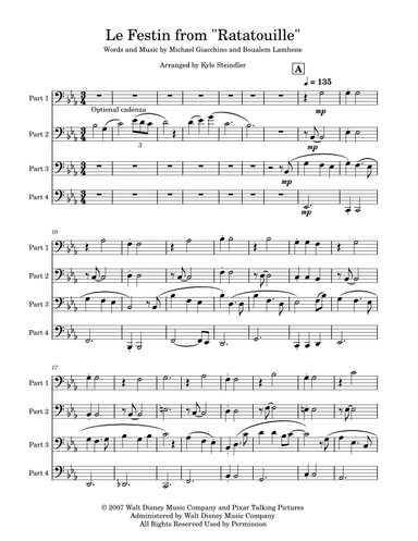Le Festin (arr. Kyle Steindler)
