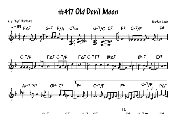 Old Devil Moon (arr. John Fries)
