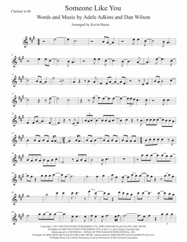 Someone Like You (arr. Kevin Busse)