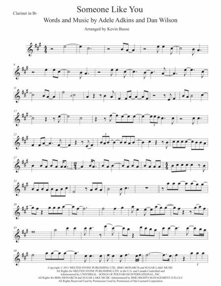Someone Like You (arr. Kevin Busse)