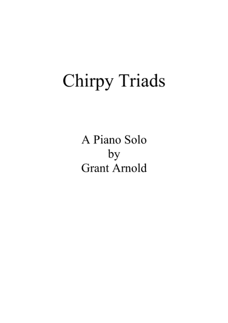 Chirpy Triads