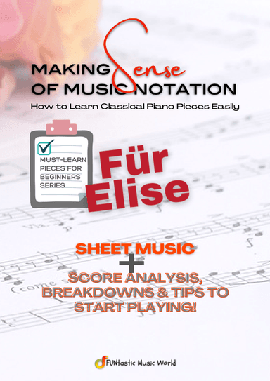Fur Elise by Beethoven - Must-Learned Classical Piano for Beginners (arr. FUNtastic Music World)