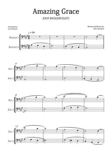 Amazing Grace (arr. Iury Cardoso)