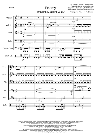 Enemy (arr. Thiago de Sá)