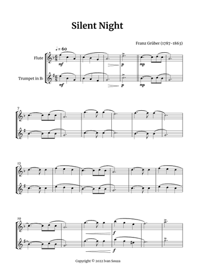 Silent Night (arr. Ivan Souza)