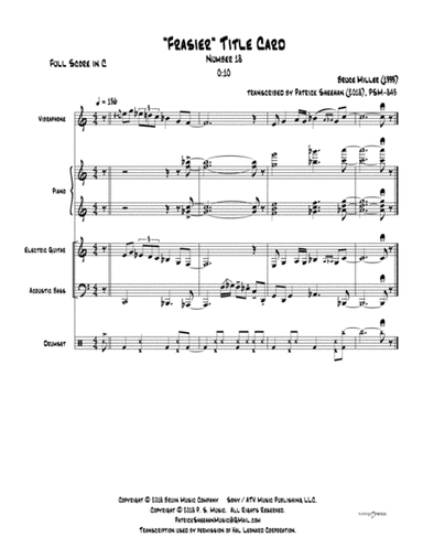Frasier Cues (arr. Patrick Sheehan)