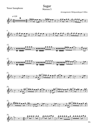Sugar (arr. Melquisedeque C.Silva)