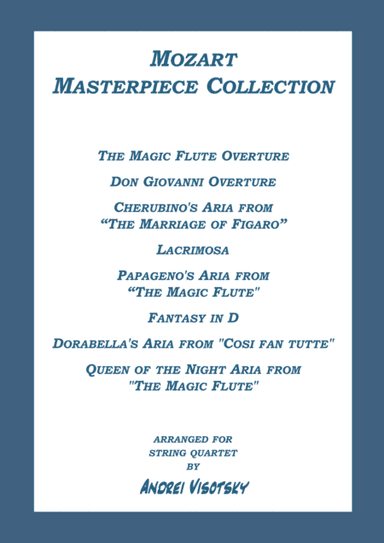 Mozart Masterpiece Collection (arr. Andrei Visotsky)