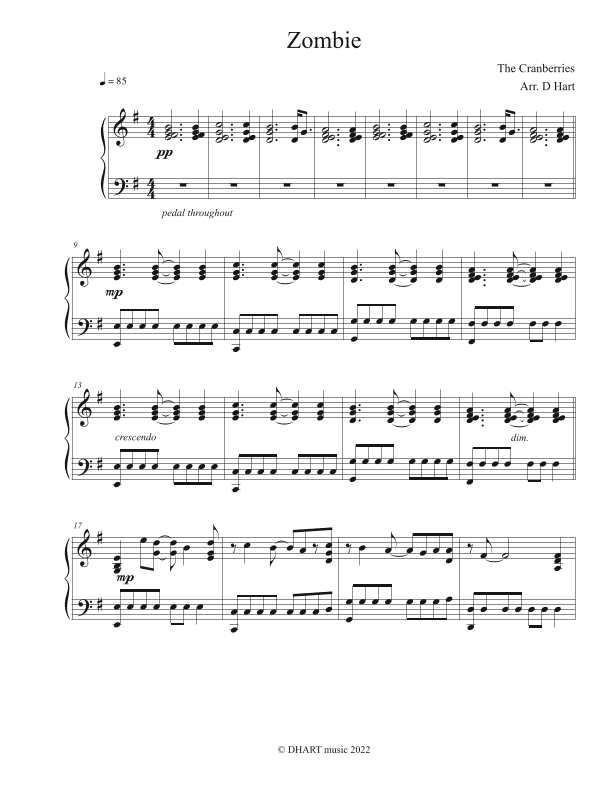 Zombie (arr. Devin Hart)
