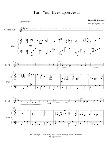 Turn Your Eyes upon Jesus (arr. So Jung Lee)