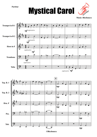 Mystical Carol for Brassquintet