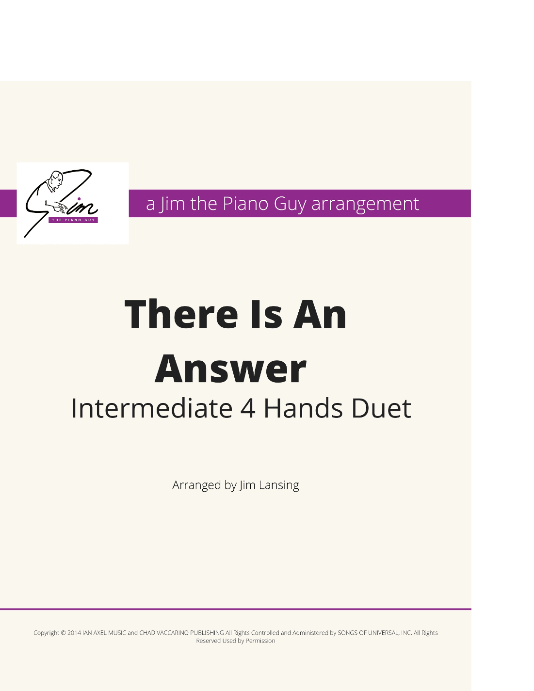 There Is An Answer (arr. Jim Lansing)
