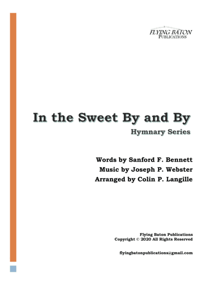In the Sweet By and By (arr. Colin P. Langille)