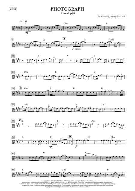 Photograph (arr. ACT Bortolucci)