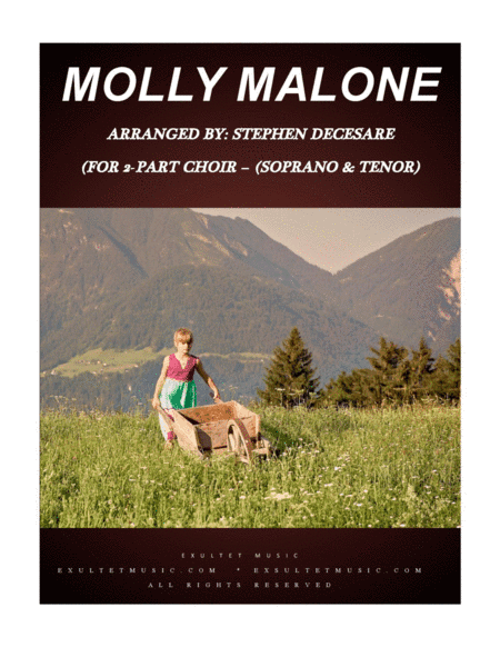 Molly Malone (for 2-part choir - (Soprano and Tenor) (arr. Stephen DeCesare)
