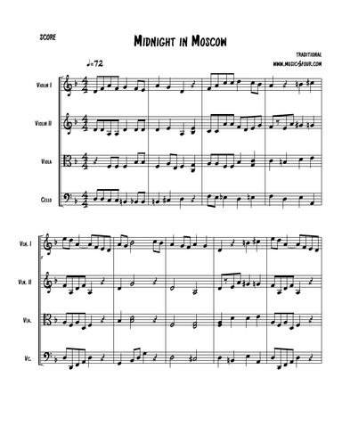 midnight in Moscow (arr. Ionut Cosarca)