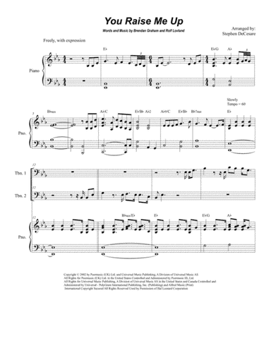 You Raise Me Up (arr. Stephen DeCesare)