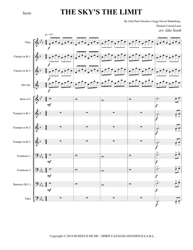 Sky's The Limit (arr. Jake South)