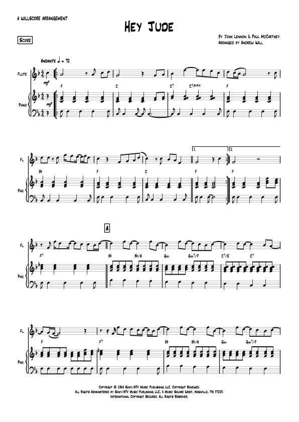 Hey Jude (arr. Andrew Will)