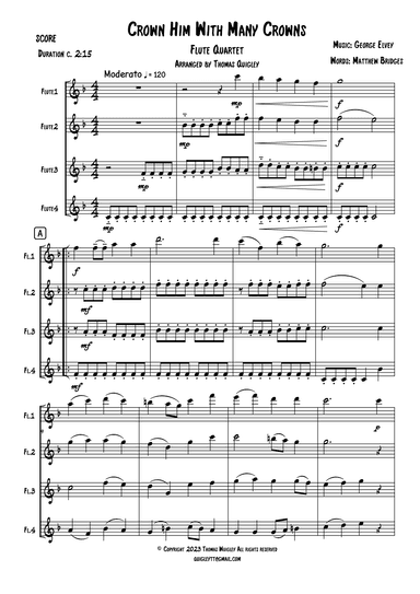 Crown Him With Many Crowns (arr. Thomas Quigley)