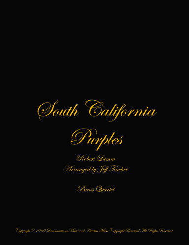 South California Purples (arr. Jeff Tincher)