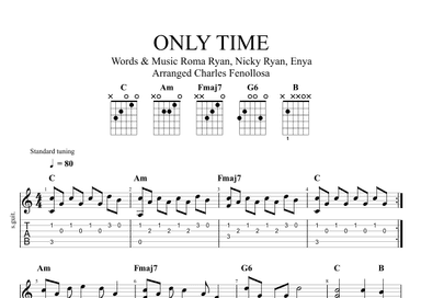 Only Time (arr. Charles Fenollosa)